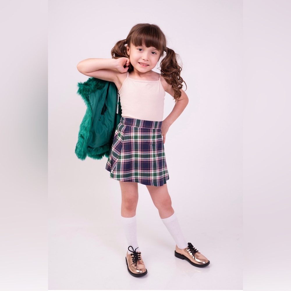 Janie and jack plaid skirt